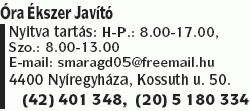   - Óra Ékszer Javító