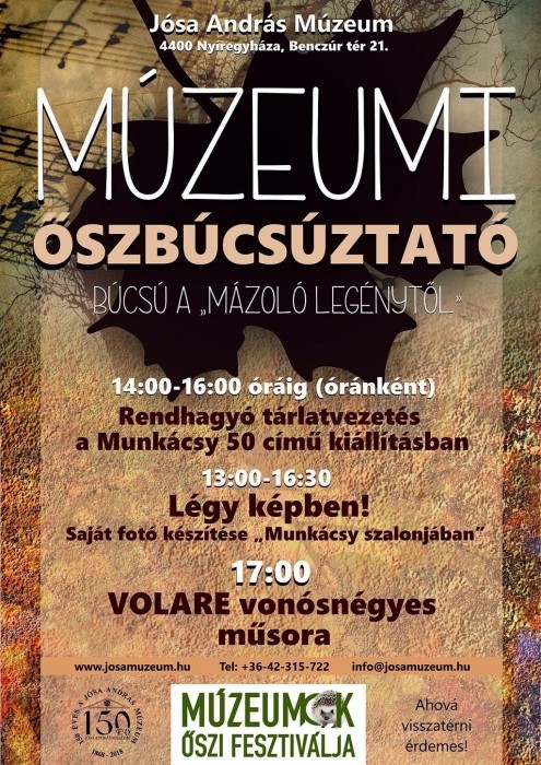   - Múzeumok Őszi Fesztiválja Nyíregyházán