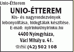   - Dankó László Unio-Étterem